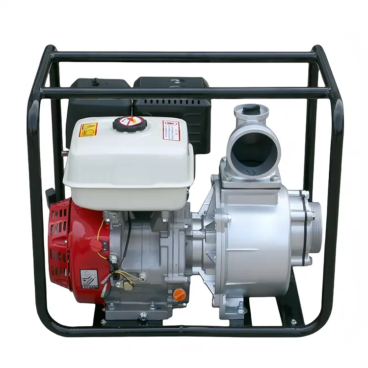 Pumpa uisge so-ghiùlain air a stiùireadh le gasoline